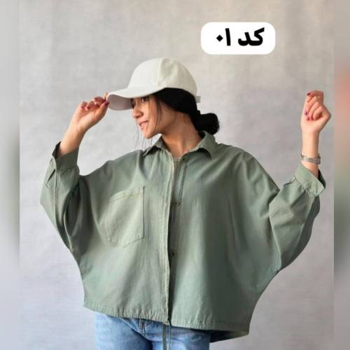 مانتو کتان کد 01